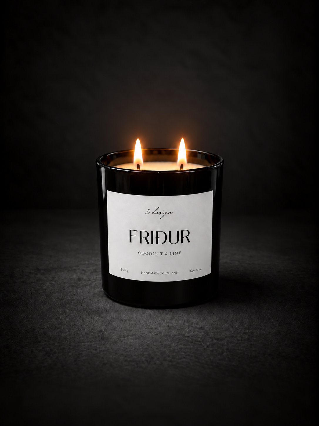 FRIÐUR CANDLE XL (540g) – soy wax candle by Edesign