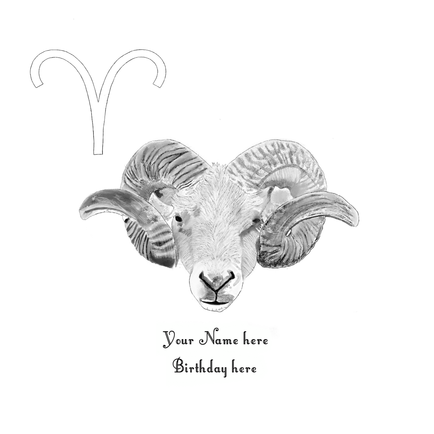 Zodiac sign Aries