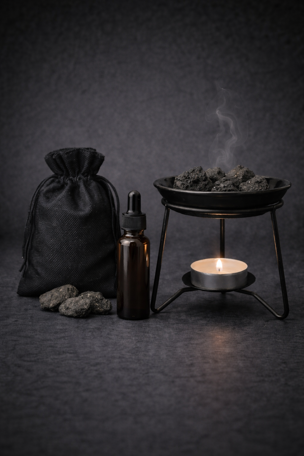 Oil Burner and Lava Stones