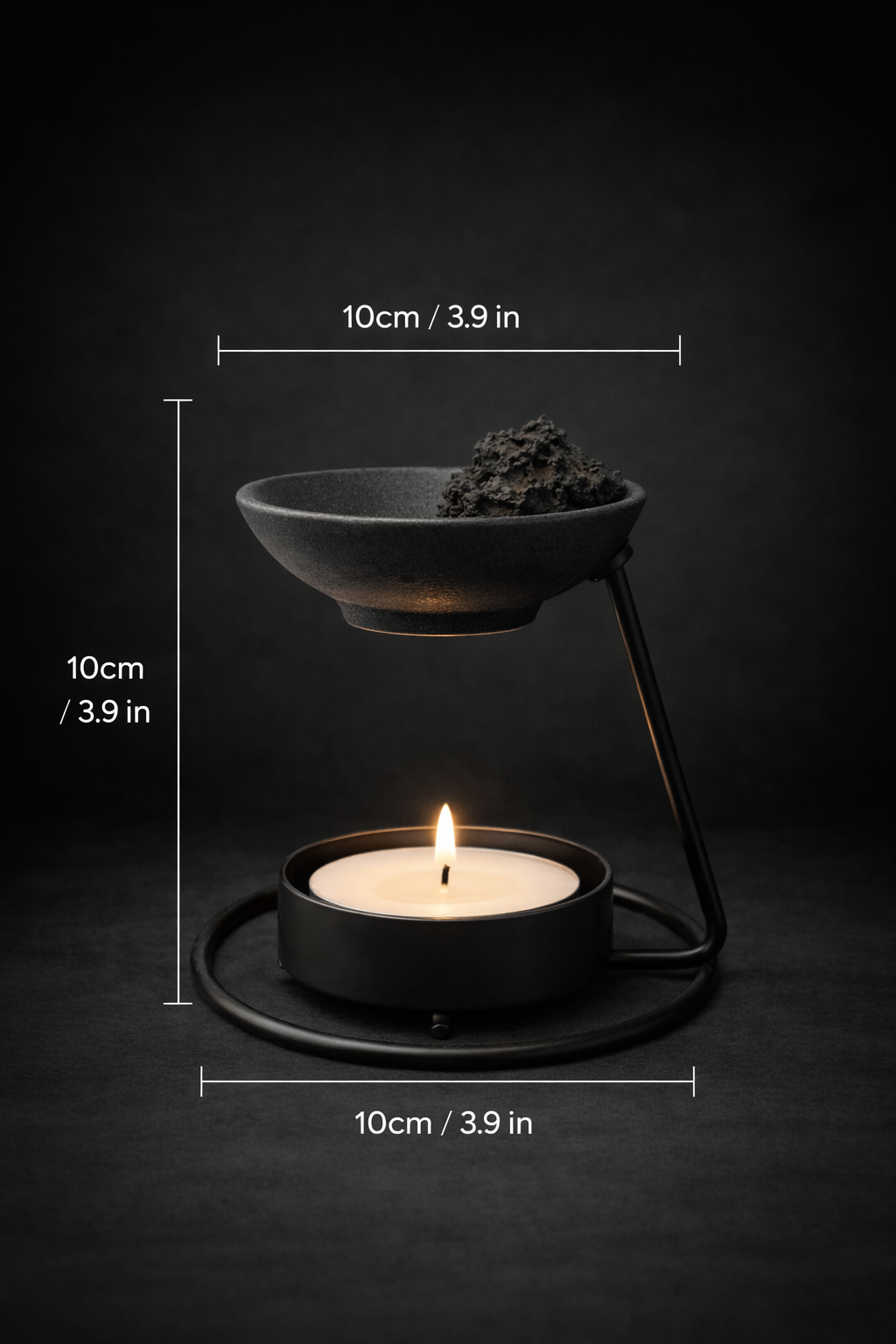 Handmade Oil Burner and Lava Stones