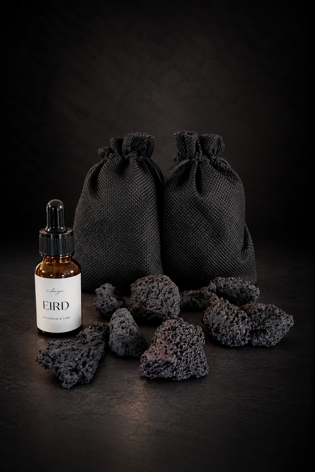 Oil Burner and Lava Stones – oil burner by Edesign