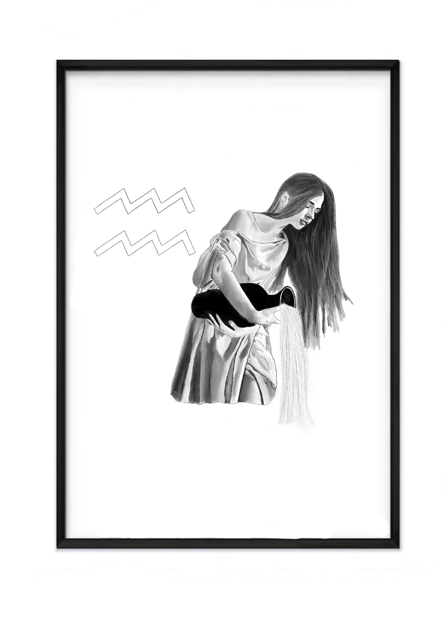 Download and print out the Aquarius Zodiac